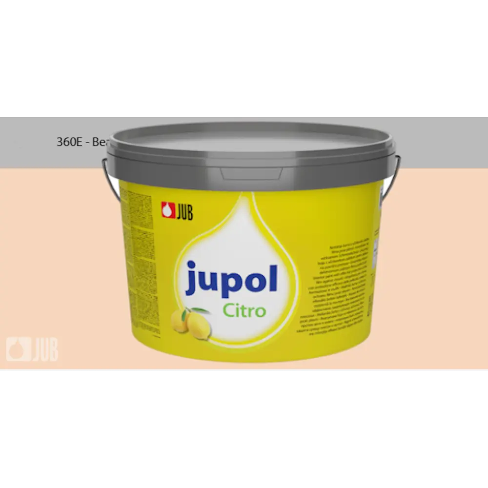 Фото Краска от плесени для стен и потолков Jub Jupol citro 1002540-360e цвет бежевый база A 5 л Фото Краска от плесени для стен и потолков Jub Jupol citro 1002540-360e цвет бежевый база A 5 л
