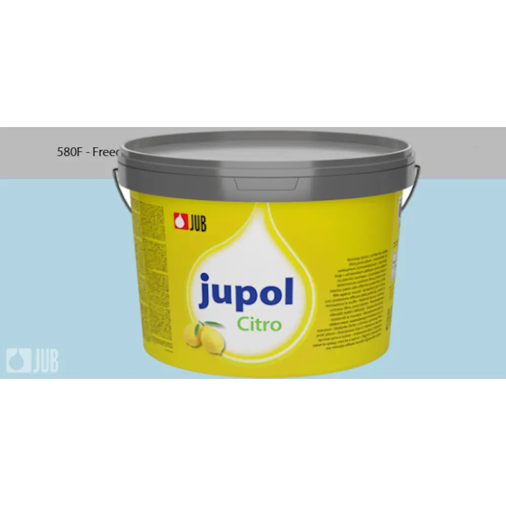 Фото Краска от плесени для стен и потолков Jub Jupol citro 1002540-580f цвет синий база A 5 л Фото Краска от плесени для стен и потолков Jub Jupol citro 1002540-580f цвет синий база A 5 л