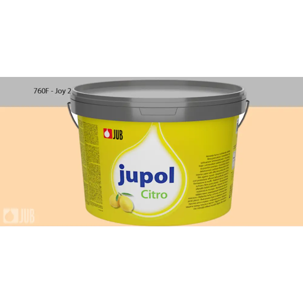 Фото Краска от плесени для стен и потолков Jub Jupol citro 1002540-760f цвет оранжевый база A 5 л