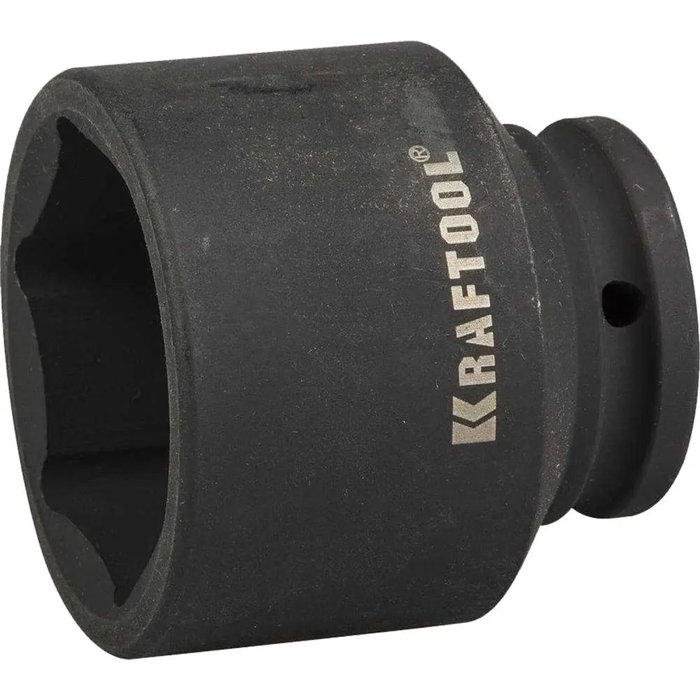 Фото Торцевая головка ударная шестигранная Kraftool 27945-55 3/4 дюйма 55 мм Фото Торцевая головка ударная шестигранная Kraftool 27945-55 3/4 дюйма 55 мм