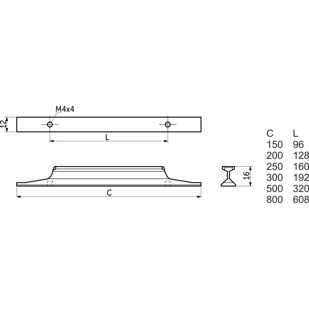 Фото 6 Мебельная ручка-скоба Stells-320 320 мм никель Фото 6 Мебельная ручка-скоба Stells-320 320 мм никель