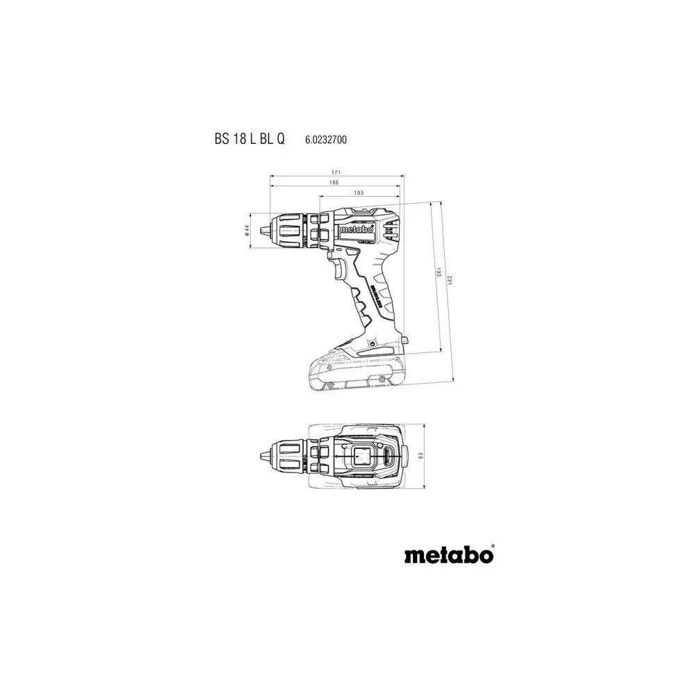 Фото 4 Дрель-шуруповерт аккумуляторная бесщеточная Metabo BS 18 L BL Q 602327500, 18 В Li-Ion 2x2 Ач Фото 4 Дрель-шуруповерт аккумуляторная бесщеточная Metabo BS 18 L BL Q 602327500, 18 В Li-Ion 2x2 Ач