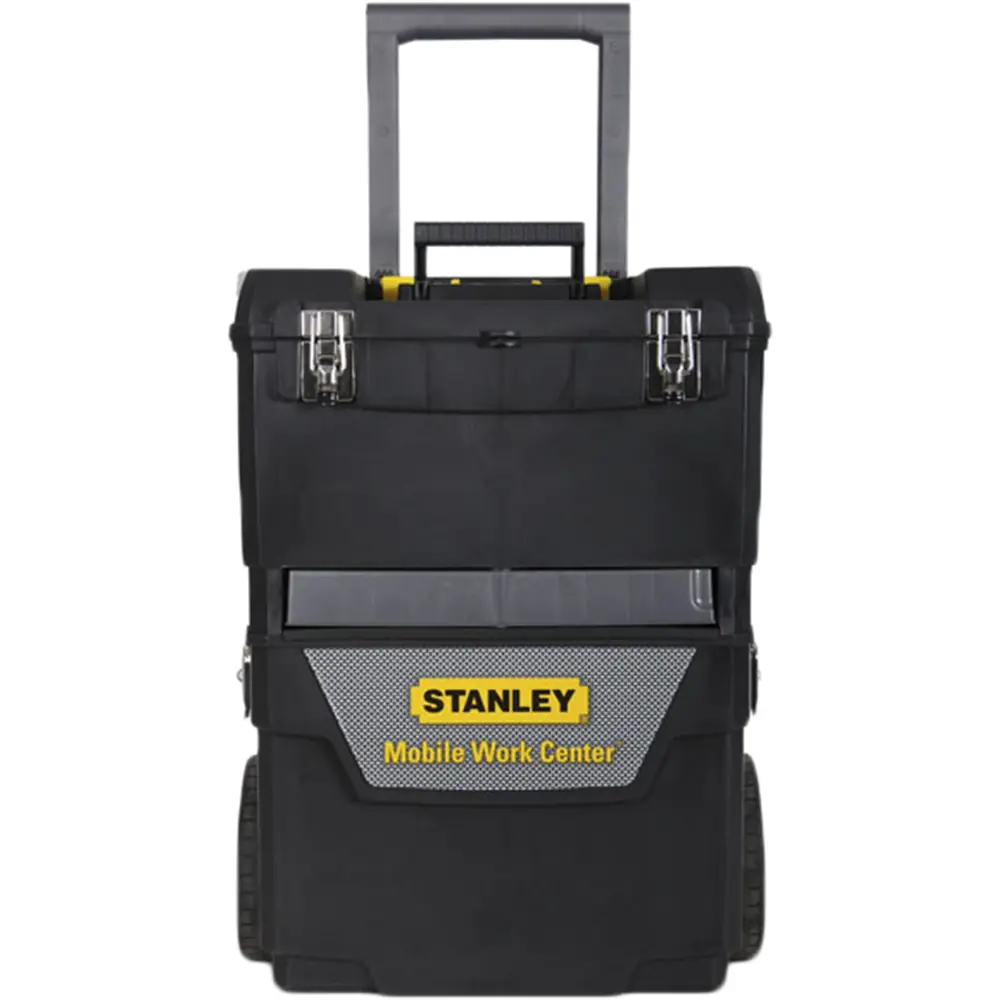 Фото Ящик для инструмента Stanley IML Mobile Work Center 2 in 1 черно-серый металлопластмассовый 47.3х62.7x30.2 см Фото Ящик для инструмента Stanley IML Mobile Work Center 2 in 1 черно-серый металлопластмассовый 47.3х62.7x30.2 см