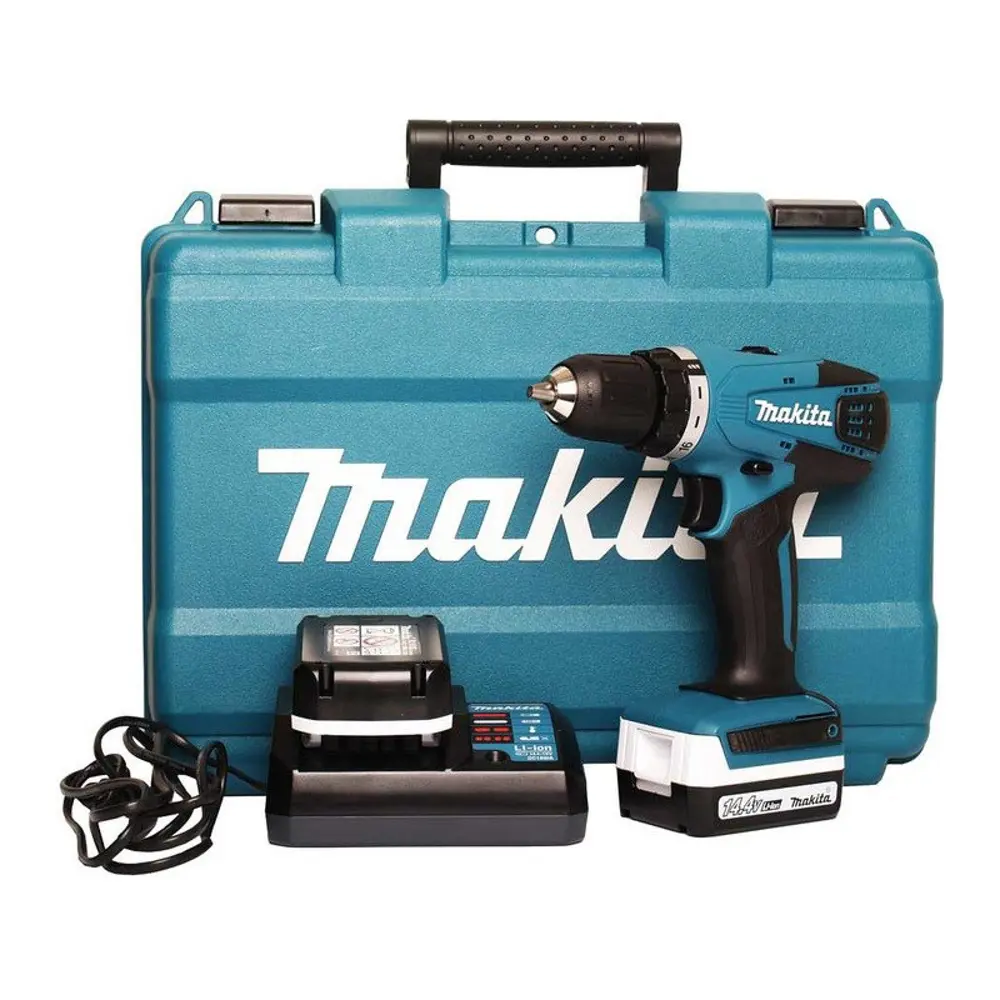 Фото 3 Дрель-шуруповерт аккумуляторная Makita MKT-DF347DWLE, 14.4 В Li-Ion 2x1.3 Ач Фото 3 Дрель-шуруповерт аккумуляторная Makita MKT-DF347DWLE, 14.4 В Li-Ion 2x1.3 Ач
