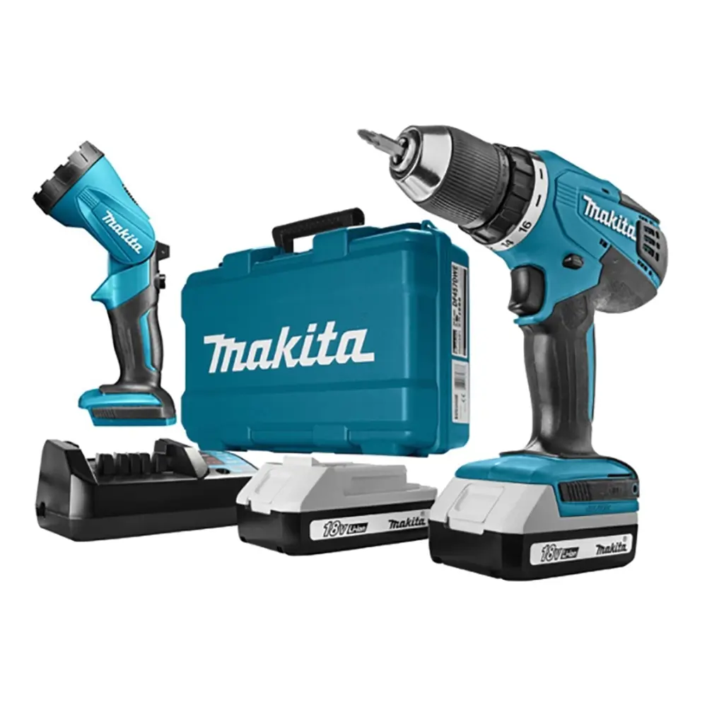 Фото 4 Дрель-шуруповерт аккумуляторная Makita DF457DWLE, 18 В Li-Ion 2x1.5 Ач Фото 4 Дрель-шуруповерт аккумуляторная Makita DF457DWLE, 18 В Li-Ion 2x1.5 Ач