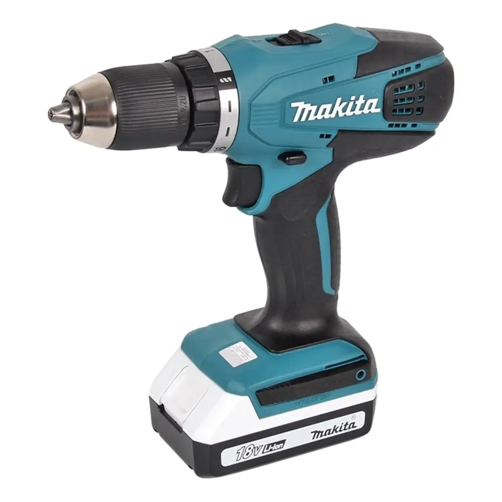 Фото Дрель-шуруповерт аккумуляторная Makita DF457DWLE, 18 В Li-Ion 2x1.5 Ач Фото Дрель-шуруповерт аккумуляторная Makita DF457DWLE, 18 В Li-Ion 2x1.5 Ач