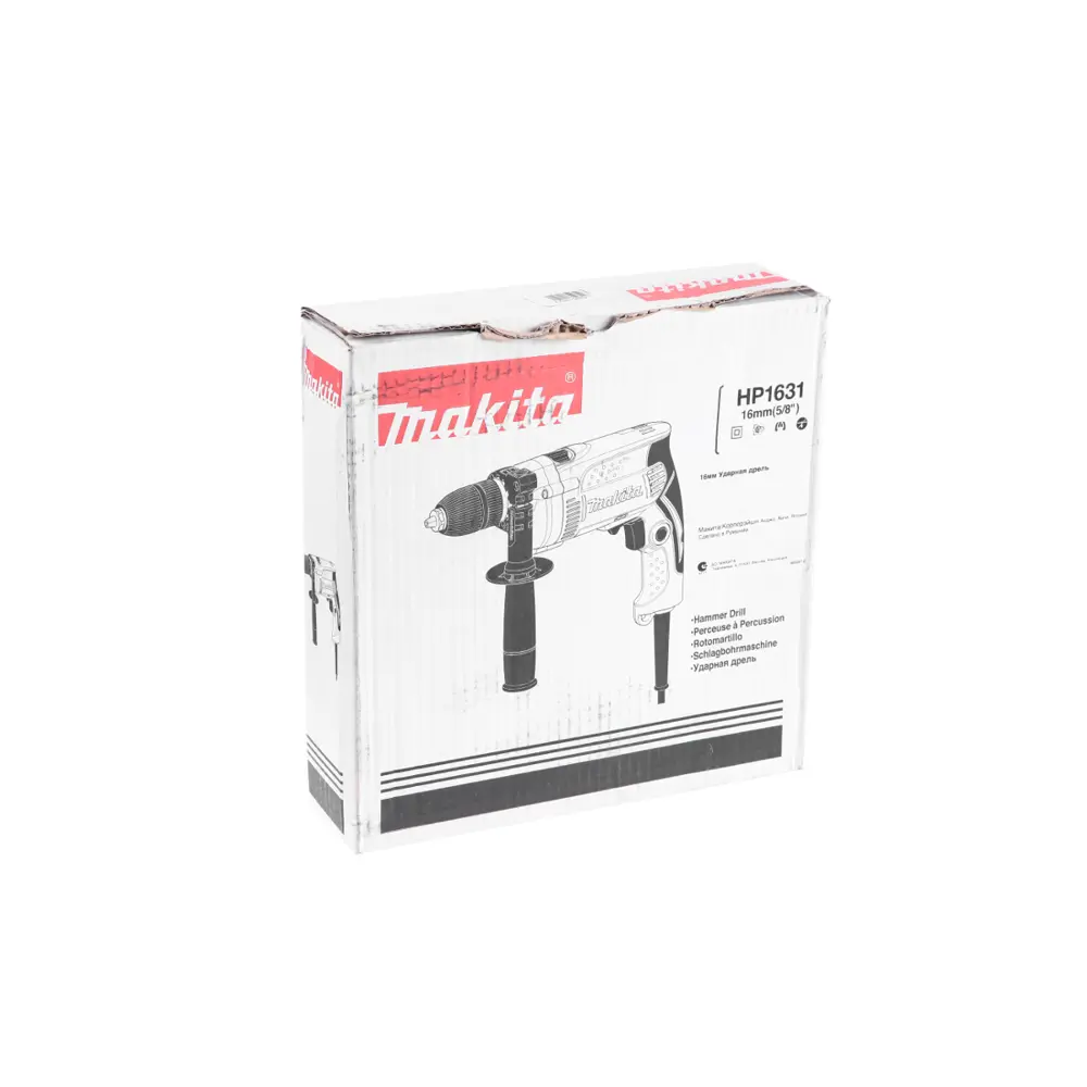 Фото 9 Дрель сетевая ударная Makita HP1631, 710 Вт Фото 9 Дрель сетевая ударная Makita HP1631, 710 Вт