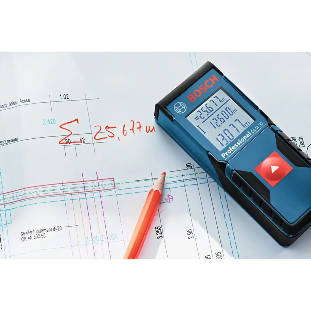 Фото 2 Дальномер лазерный Bosch Professional GLM 30 70566384, до 30 м Фото 2 Дальномер лазерный Bosch Professional GLM 30 70566384, до 30 м