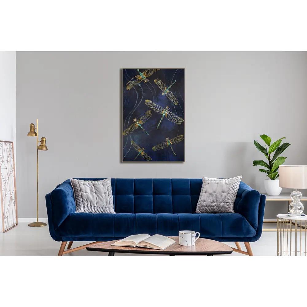 Фото 5 Картина ручной работы в раме Grafis-art "Стрекозы" 57x86 см Фото 5 Картина ручной работы в раме Grafis-art "Стрекозы" 57x86 см