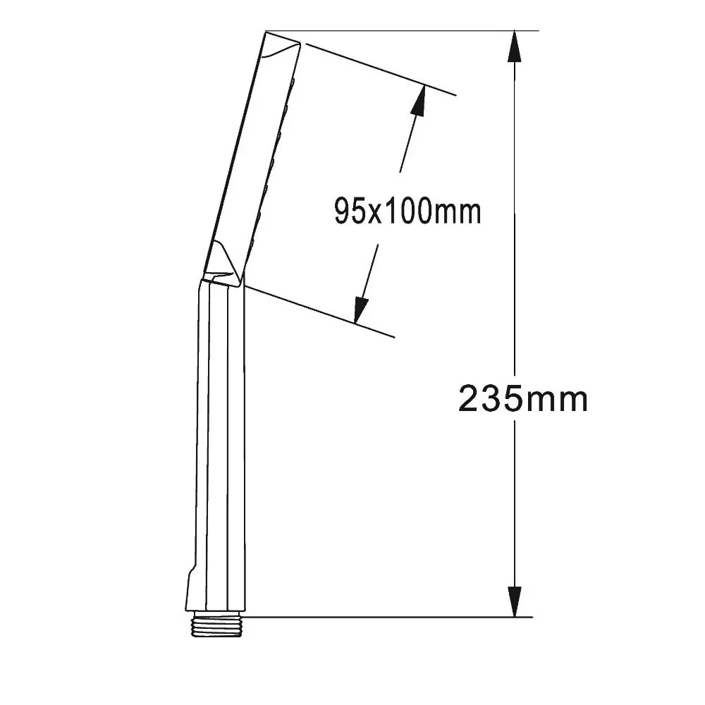 Фото 7 Лейка для душа Agger LMAHS04 1 режимная цвет хром
