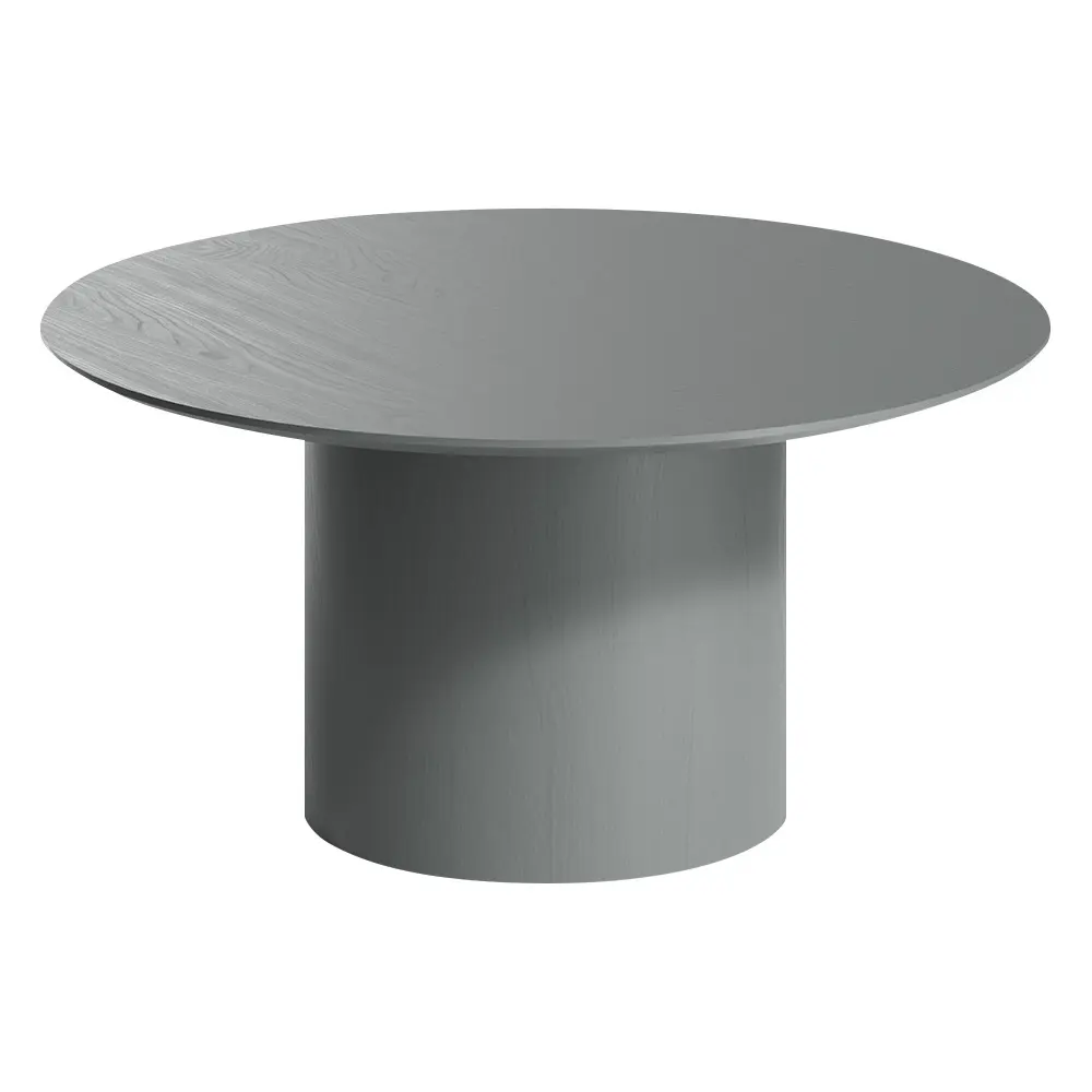 Фото Журнальный столик круглый Ellipse furniture 80x80x41 см серый Фото Журнальный столик круглый Ellipse furniture 80x80x41 см серый