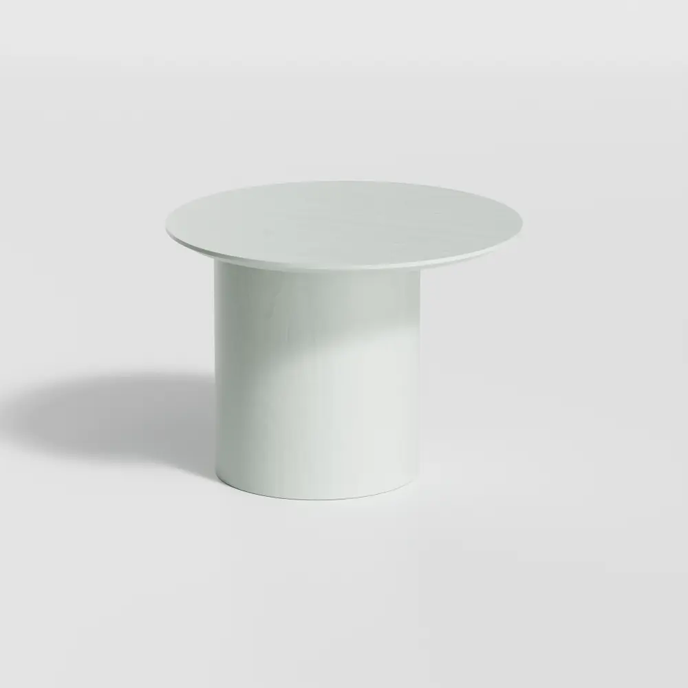 Фото 2 Журнальный столик круглый Ellipse furniture со смещенным основанием 50x50x37.5 см белый Фото 2 Журнальный столик круглый Ellipse furniture со смещенным основанием 50x50x37.5 см белый