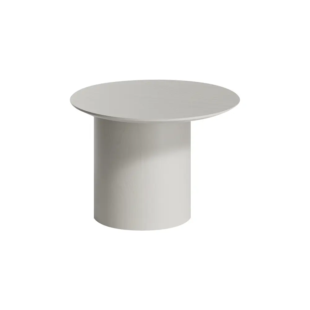 Фото Журнальный столик круглый Ellipse furniture со смещенным основанием 50x50x37.5 см серо-бежевый Фото Журнальный столик круглый Ellipse furniture со смещенным основанием 50x50x37.5 см серо-бежевый
