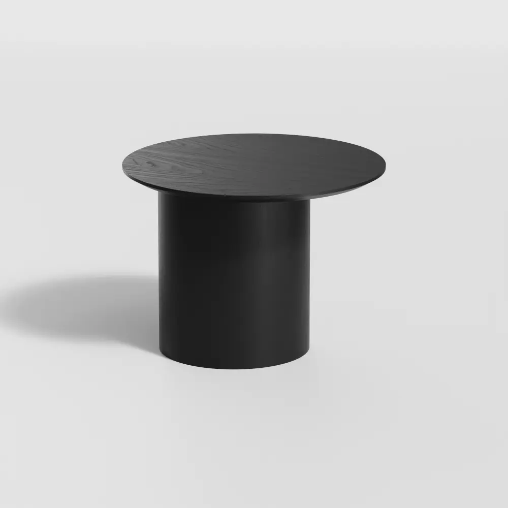 Фото 2 Журнальный столик круглый Ellipse furniture со смещенным основанием 50x50x37.5 см черный Фото 2 Журнальный столик круглый Ellipse furniture со смещенным основанием 50x50x37.5 см черный