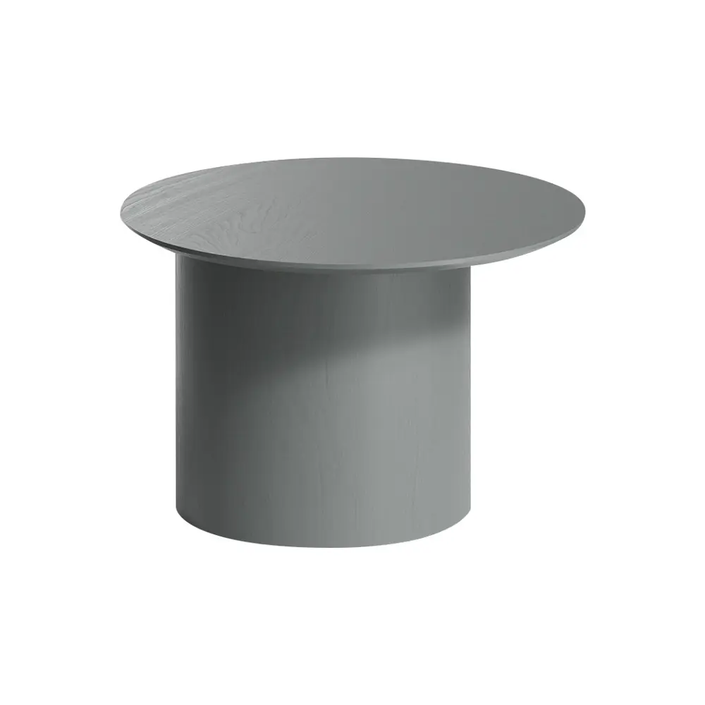 Фото Журнальный столик круглый Ellipse furniture со смещенным основанием 60x60x41 см серый Фото Журнальный столик круглый Ellipse furniture со смещенным основанием 60x60x41 см серый