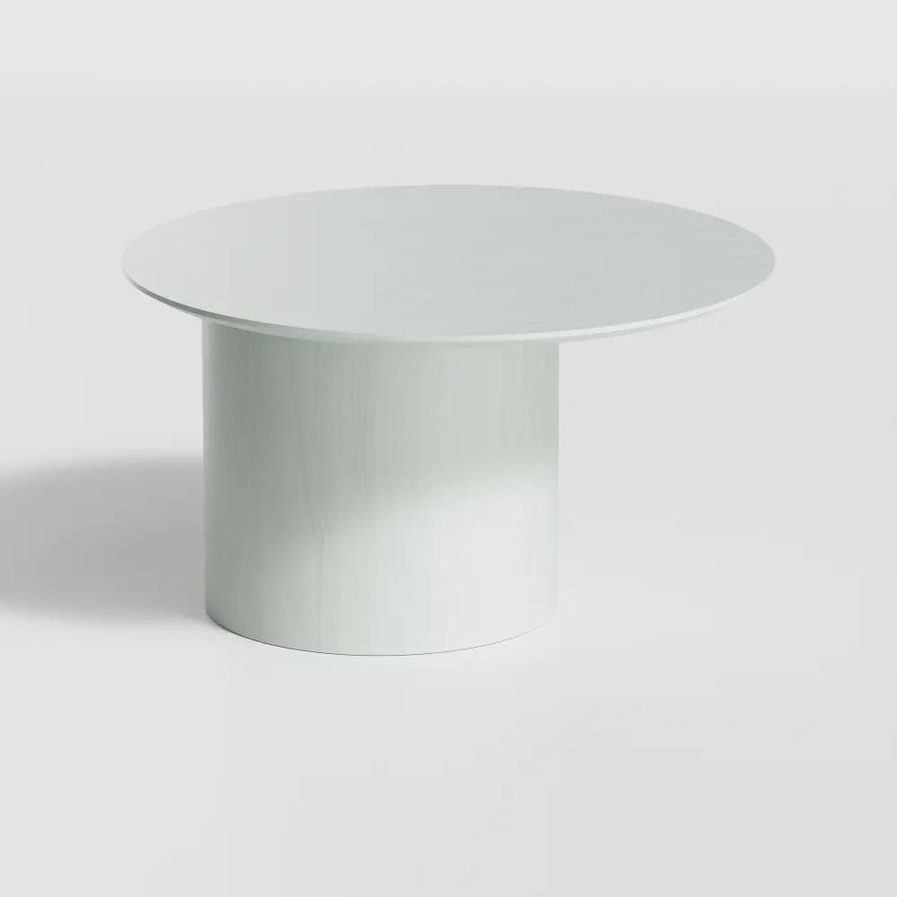Фото 2 Журнальный столик круглый Ellipse furniture со смещенным основанием 70x70x41 см белый Фото 2 Журнальный столик круглый Ellipse furniture со смещенным основанием 70x70x41 см белый