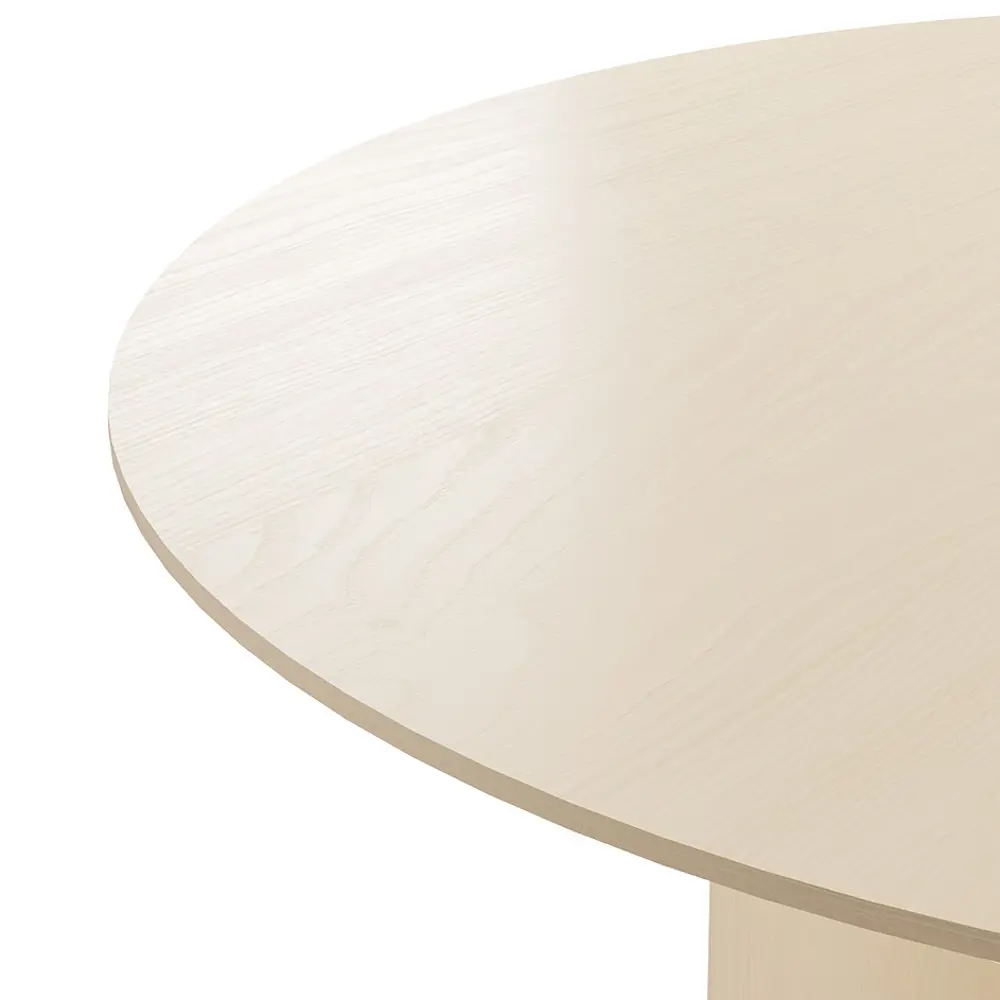 Фото 3 Журнальный столик круглый Ellipse furniture со смещенным основанием 80x80x41 см молочный Фото 3 Журнальный столик круглый Ellipse furniture со смещенным основанием 80x80x41 см молочный