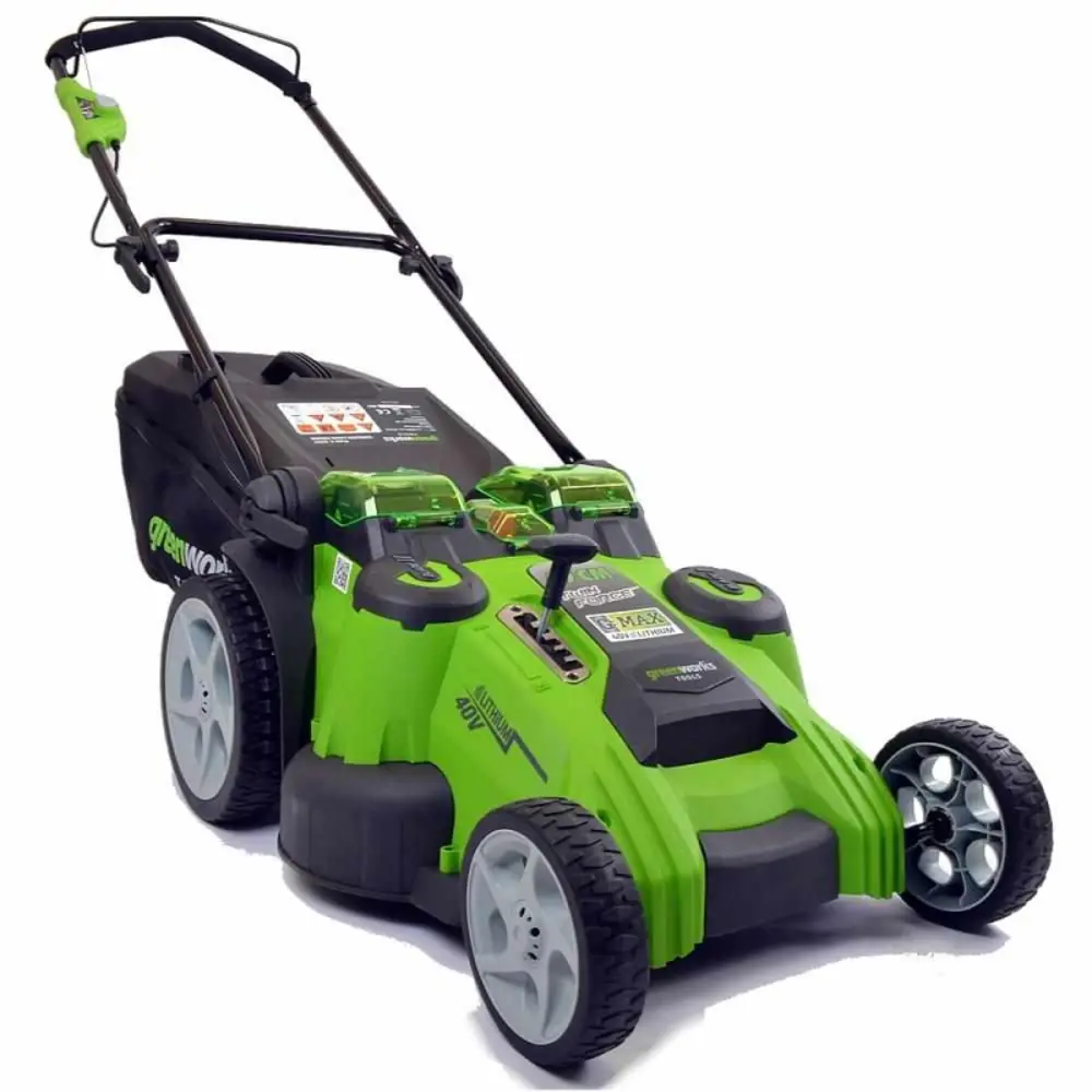 Фото 2 Газонокосилка аккумуляторная GREENWORKS G40LM49DB 40 В 49 см АКБ и ЗУ не в комплекте Фото 2 Газонокосилка аккумуляторная GREENWORKS G40LM49DB 40 В 49 см АКБ и ЗУ не в комплекте