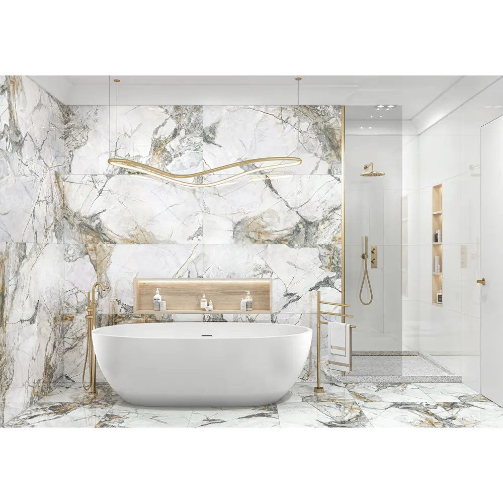 Фото 11 Керамогранит Lcm Skyros silver 60120SKY25P 60x120см 1.44 м² цвет серый, серебристый, цена за упаковку Фото 11 Керамогранит Lcm Skyros silver 60120SKY25P 60x120см 1.44 м² цвет серый, серебристый, цена за упаковку