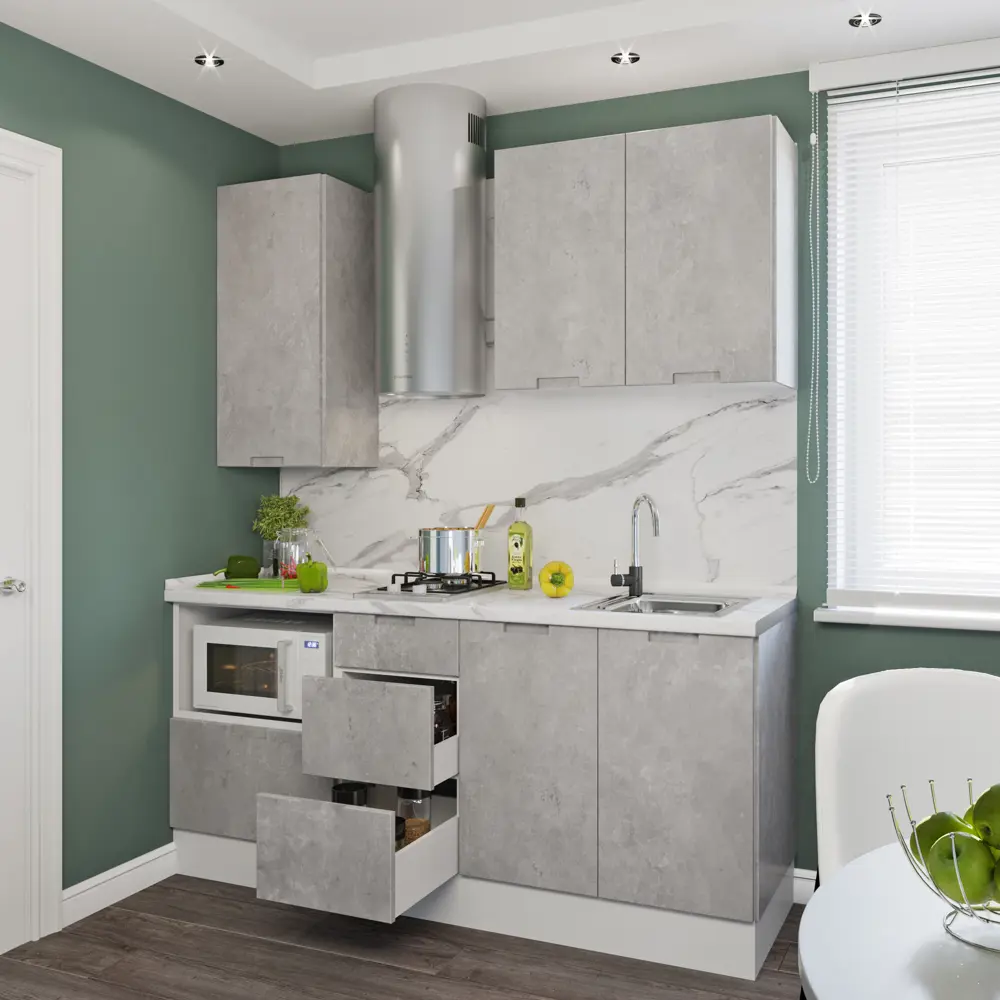 Фото 12 Дверь для шкафа Delinia «Берлин» 60x70 см, МДФ, цвет серый