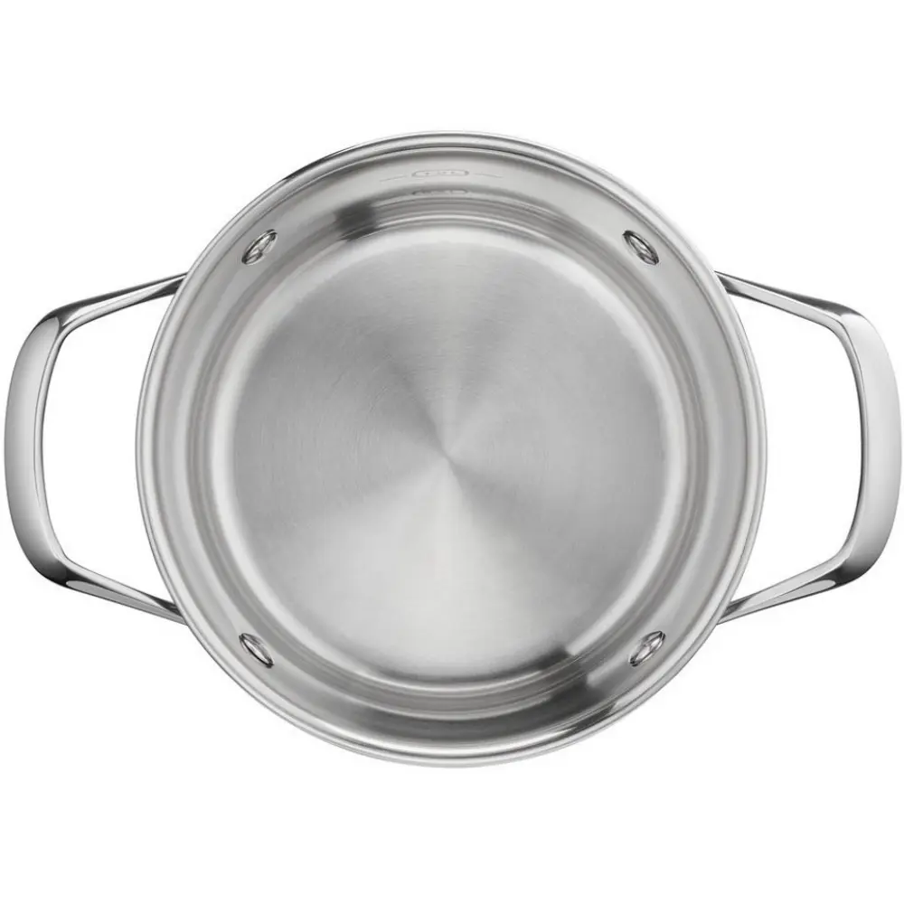 Фото 3 Кастрюля с крышкой 4.8 л Tefal B9074674 нержавеющая сталь цвет серебристый Фото 3 Кастрюля с крышкой 4.8 л Tefal B9074674 нержавеющая сталь цвет серебристый