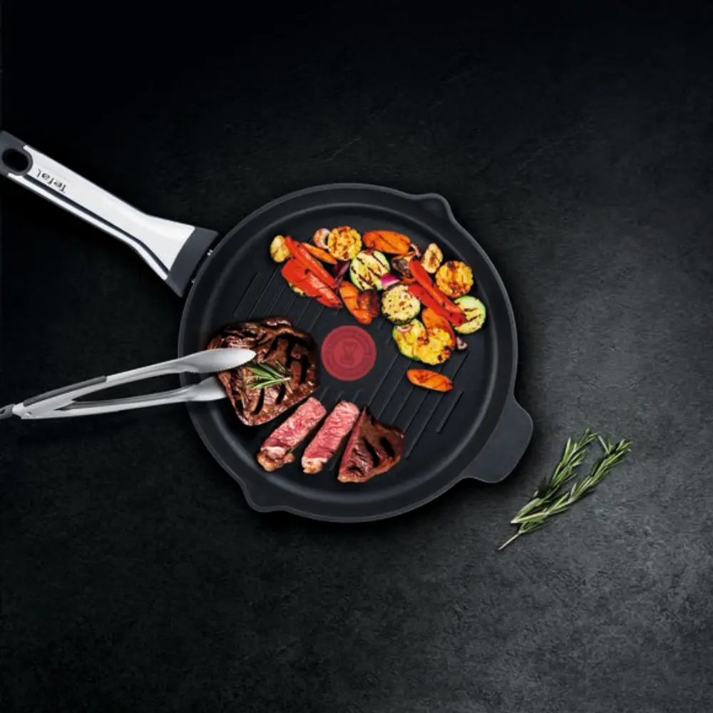 Фото 7 Сковорода-гриль круглая Tefal Excellence E2314074 26 см с антипригарным покрытием
