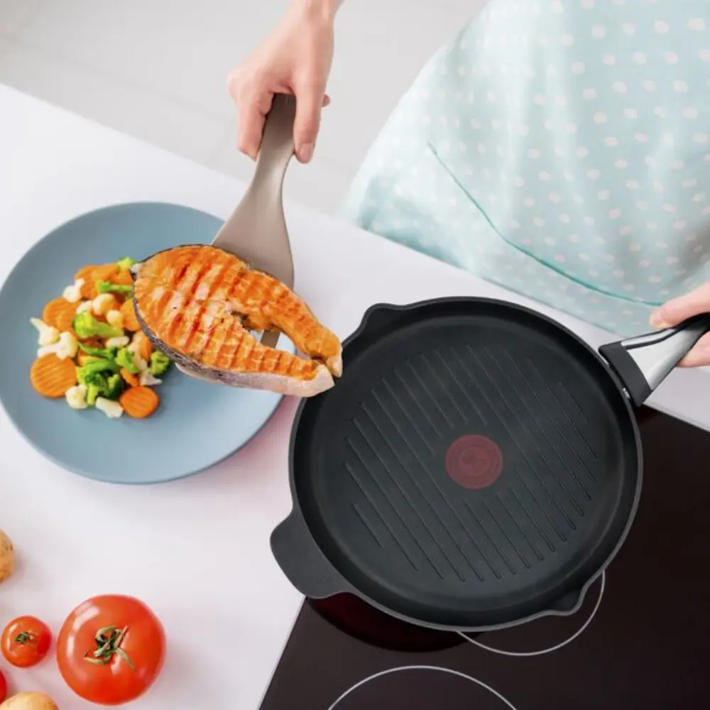 Фото 5 Сковорода-гриль круглая Tefal Excellence E2314074 26 см с антипригарным покрытием