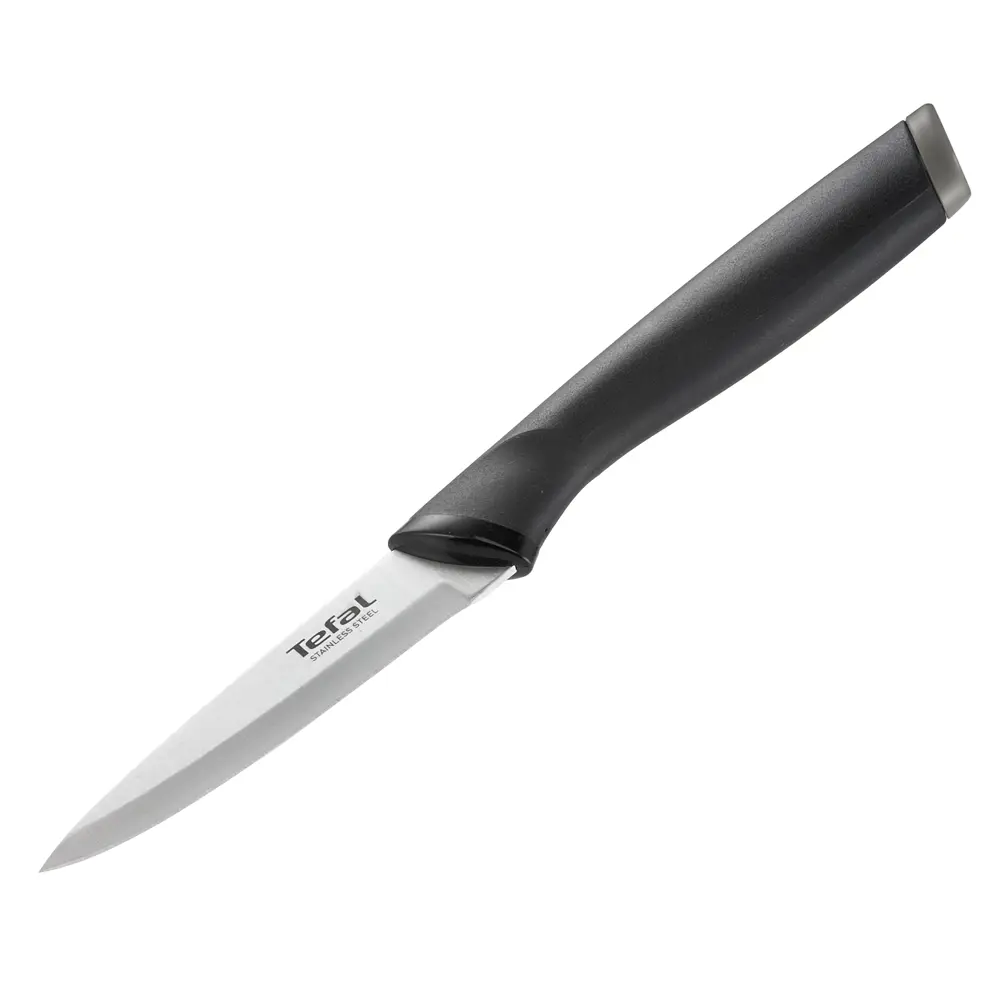 Фото Нож для чистки овощей Tefal K2213504 нержавеющая сталь 9 см Фото Нож для чистки овощей Tefal K2213504 нержавеющая сталь 9 см