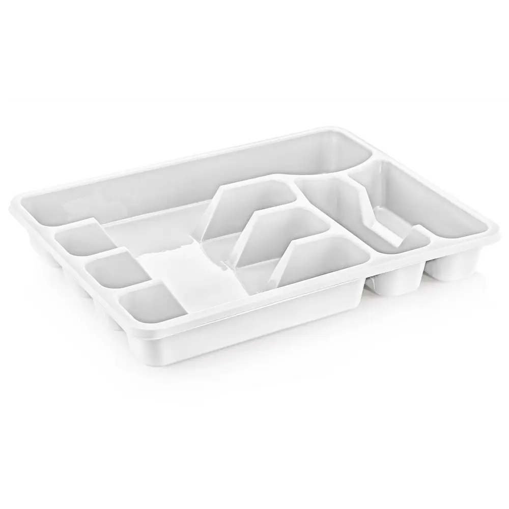 Фото Лоток для столовых приборов Smartware Maxi White TRN-111-White Фото Лоток для столовых приборов Smartware Maxi White TRN-111-White