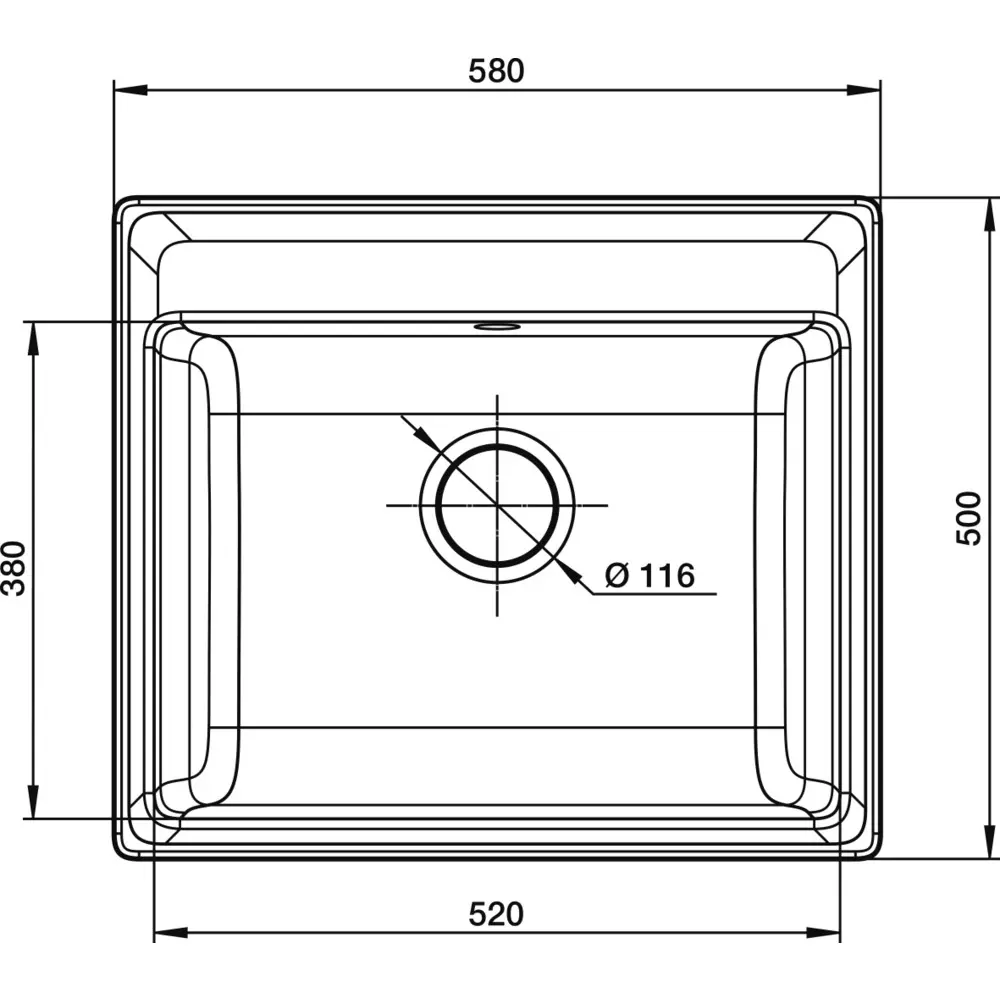 Фото 2 Врезная мойка Granfest Vertex 50x58x20 см мрамор цвет графит Фото 2 Врезная мойка Granfest Vertex 50x58x20 см мрамор цвет графит
