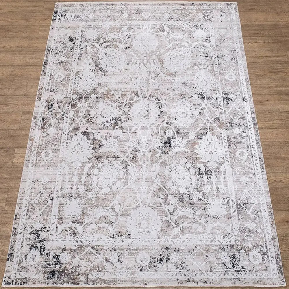 Фото Ковер Kartal Hali Tekstil Vella (EC56D_SHRNIK CREAM) 160x230 см Фото Ковер Kartal Hali Tekstil Vella (EC56D_SHRNIK CREAM) 160x230 см