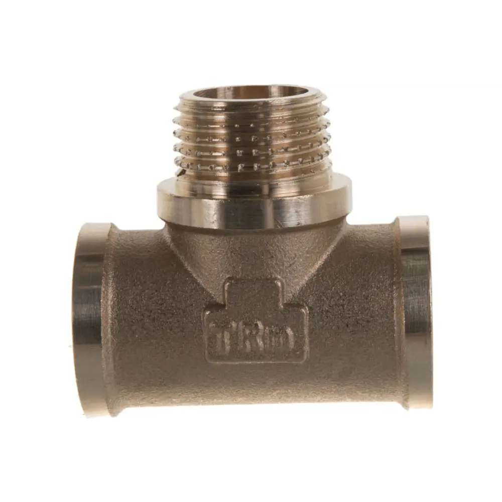 Фото 2 Тройник Terma 1/2"x1/2"x1/2" ВР-НР латунь 42573 Фото 2 Тройник Terma 1/2"x1/2"x1/2" ВР-НР латунь 42573