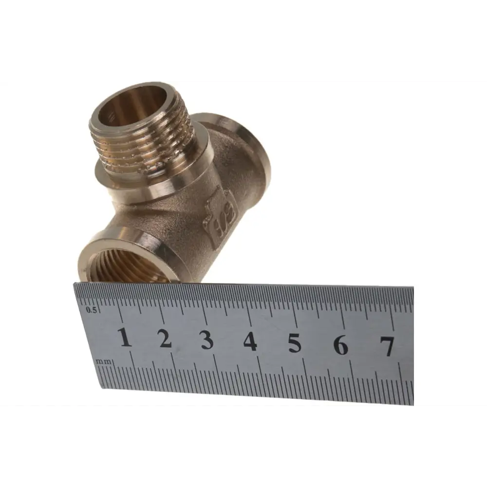 Фото Тройник Terma 1/2"x1/2"x1/2" ВР-НР латунь 42573 Фото Тройник Terma 1/2"x1/2"x1/2" ВР-НР латунь 42573
