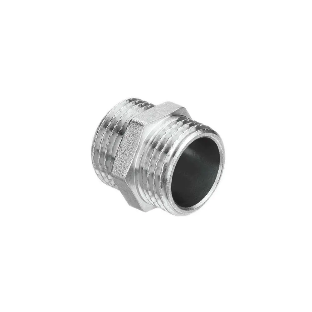 Фото Ниппель Aqualink 1 1/2"x1 1/2" НР латунь Фото Ниппель Aqualink 1 1/2"x1 1/2" НР латунь