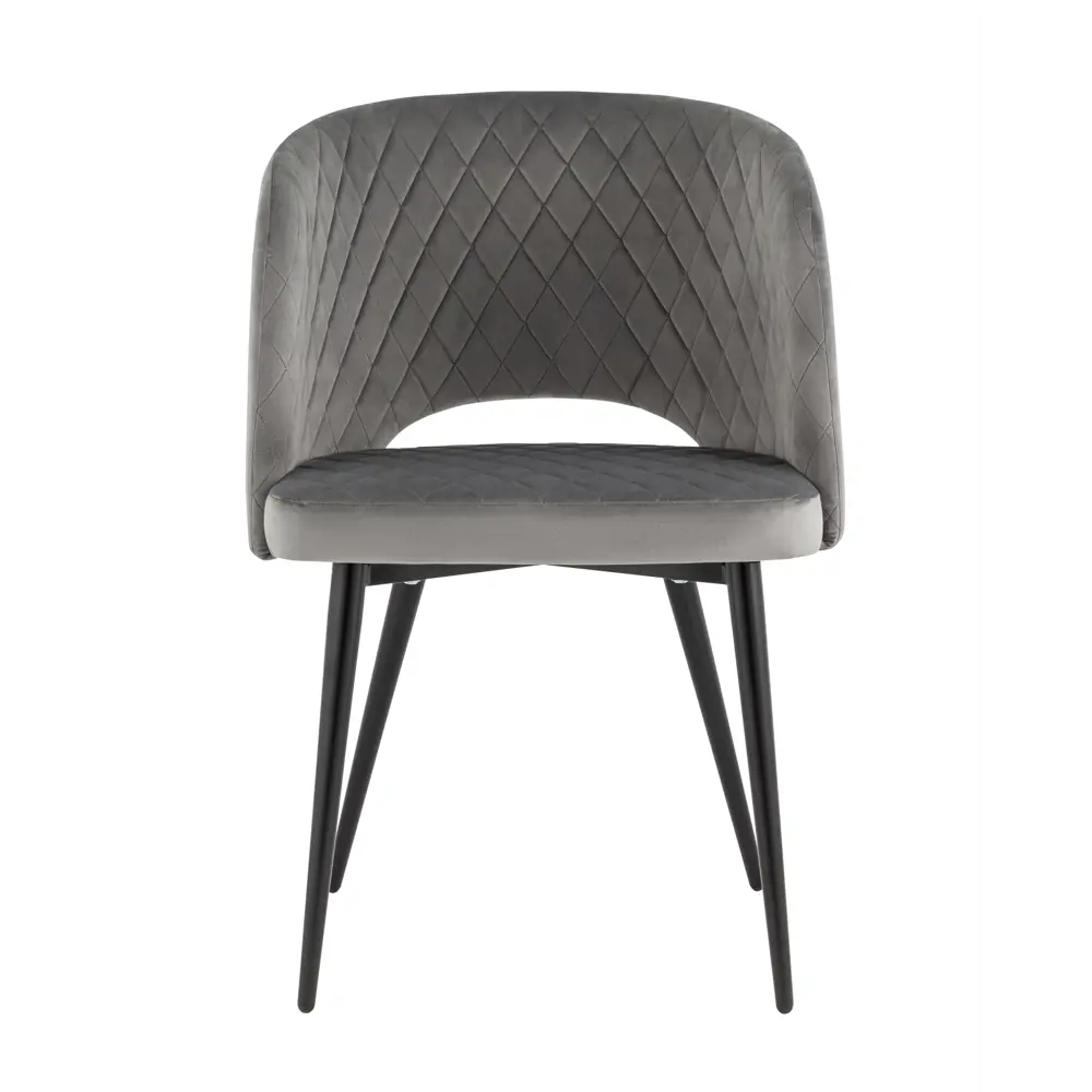 Фото 7 Кухонный стул Дарелл 80x55x48 см велюр цвет серый Фото 7 Кухонный стул Дарелл 80x55x48 см велюр цвет серый