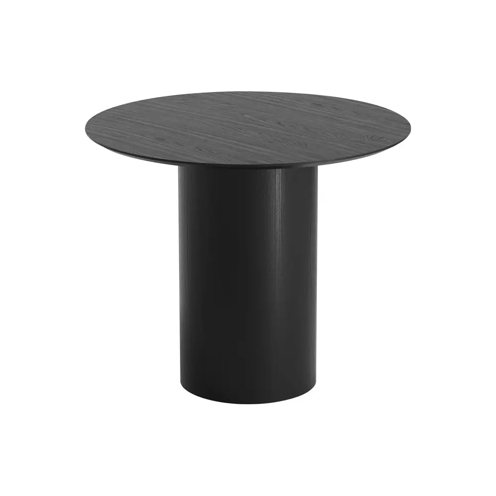 Фото Обеденный стол круглый Ellipse Furniture Type 90x75x90 см дерево цвет черный Фото Обеденный стол круглый Ellipse Furniture Type 90x75x90 см дерево цвет черный