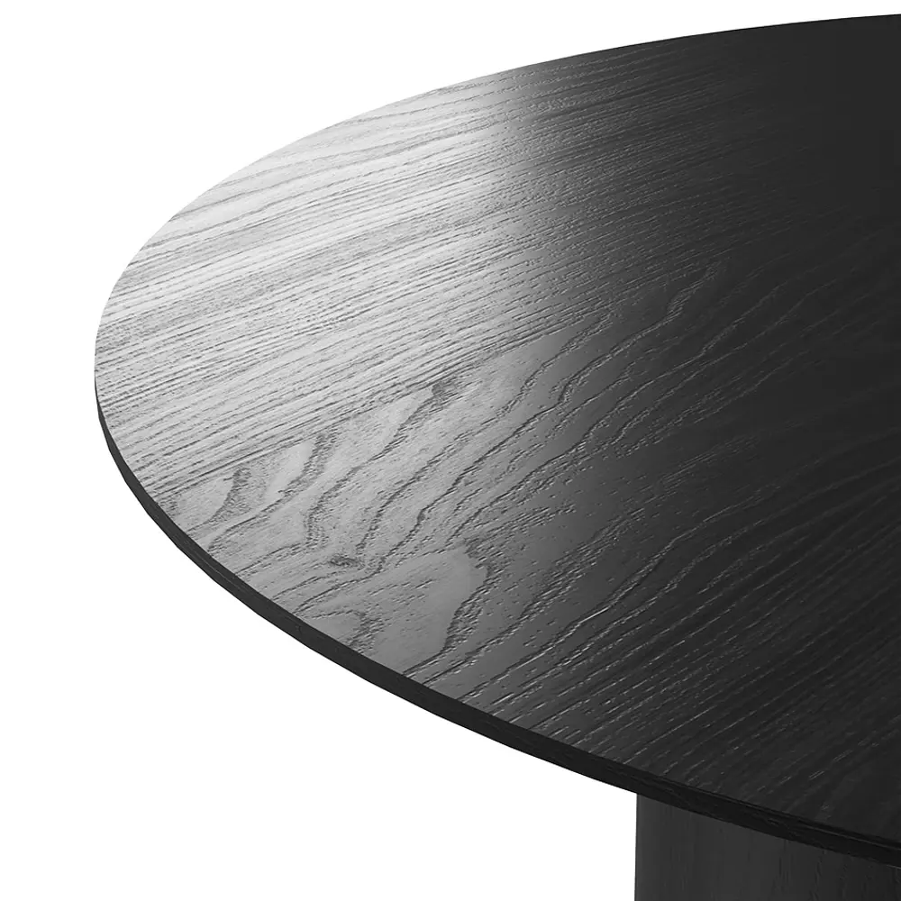 Фото 3 Обеденный стол круглый Ellipse Furniture Type 90x75x90 см дерево цвет черный Фото 3 Обеденный стол круглый Ellipse Furniture Type 90x75x90 см дерево цвет черный