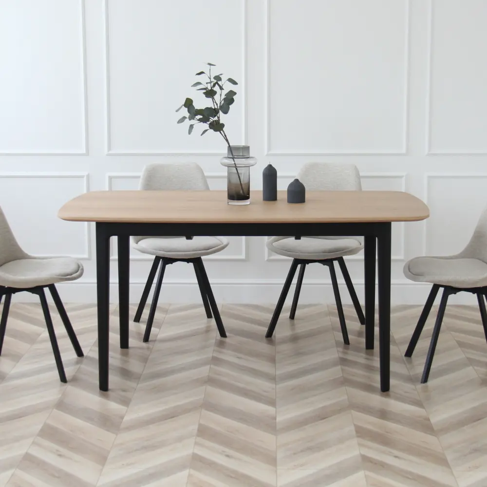 Фото 3 Обеденный стол прямоугольный Ellipse Furniture Tammi 160x75x90 см дерево цвет мультиколор Фото 3 Обеденный стол прямоугольный Ellipse Furniture Tammi 160x75x90 см дерево цвет мультиколор
