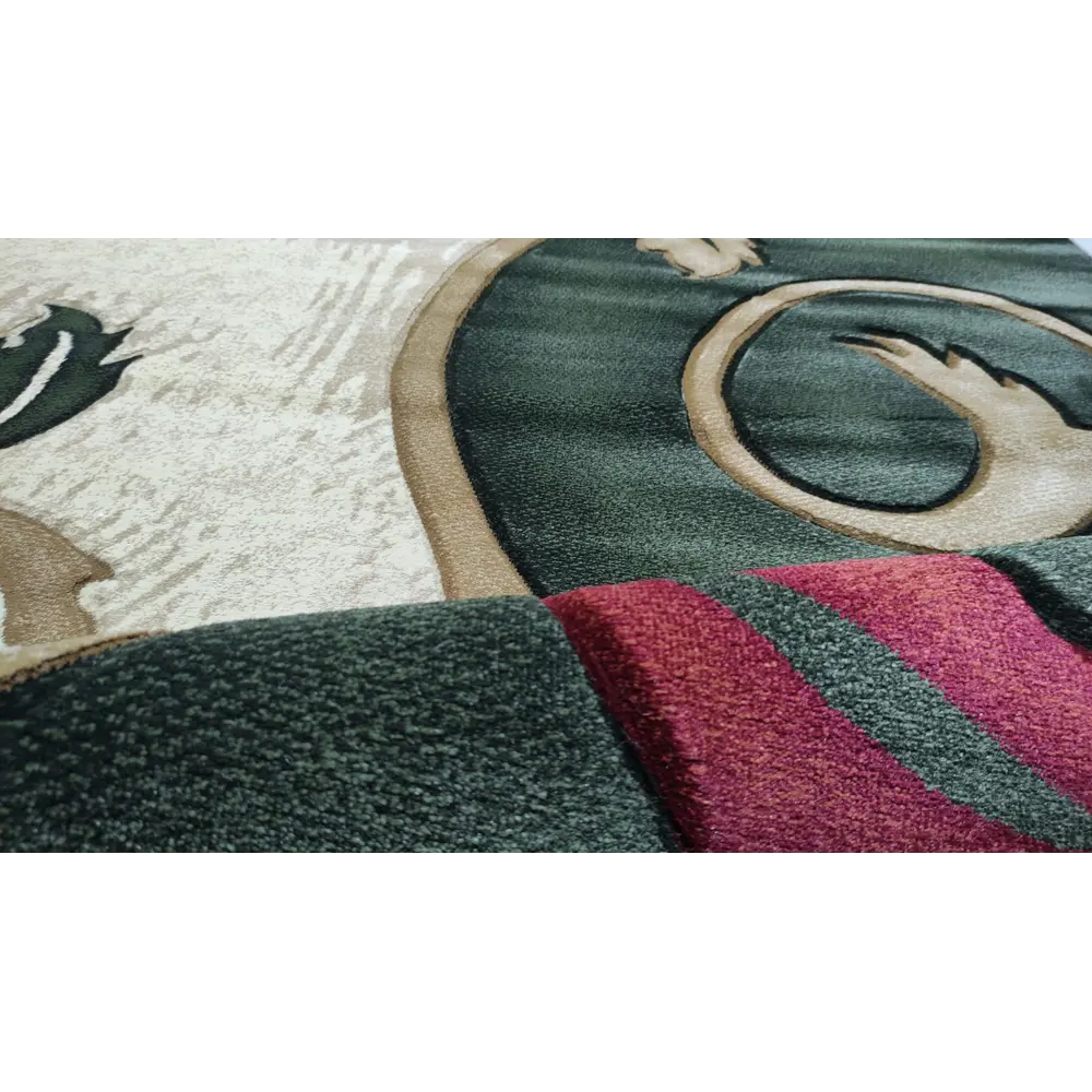 Фото 10 Ковер Imperial Carving (3004_CREAM/D.GREEN) Прямой 200x300 см