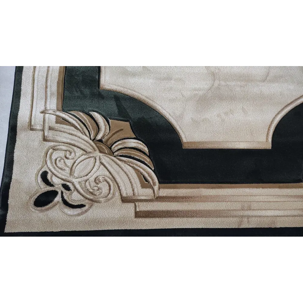 Фото 3 Ковер Imperial Carving (833_CREAM/D.GREEN) Прямой 200x350 см