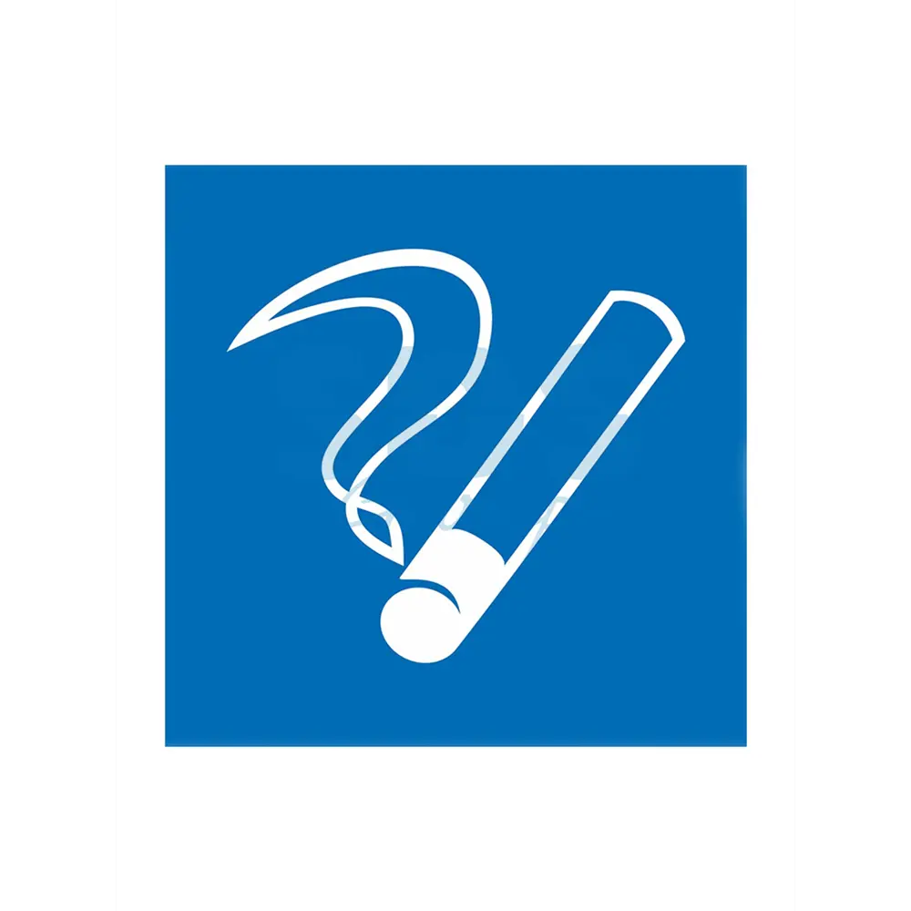 Фото Табличка ПВХ информационный знак Rexant «Место курения» 200х200 мм Фото Табличка ПВХ информационный знак Rexant «Место курения» 200х200 мм