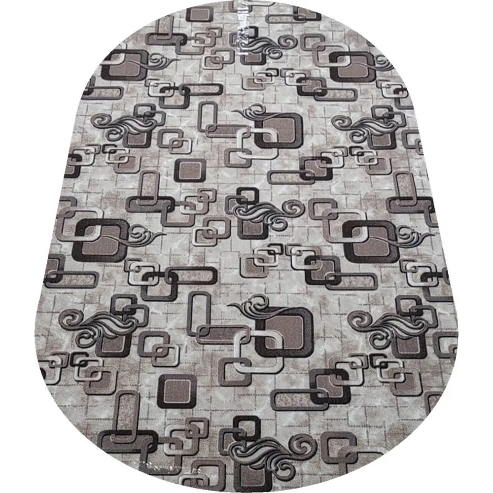 Фото Ковер Нева Тафт Принт 115952 овал 200x400см цвет серый Фото Ковер Нева Тафт Принт 115952 овал 200x400см цвет серый
