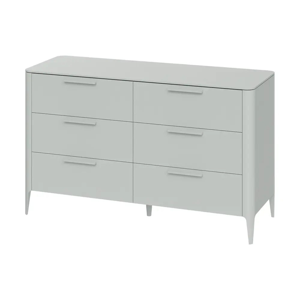 Фото 2 Комод Ellipse furniture Type 6 ящиков 140x51x85 см МДФ цвет светло-серый Фото 2 Комод Ellipse furniture Type 6 ящиков 140x51x85 см МДФ цвет светло-серый