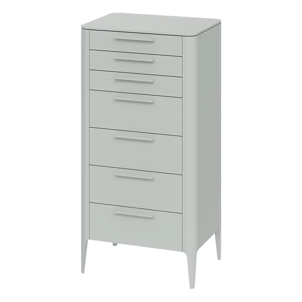 Фото 2 Комод Ellipse furniture Type 7 ящиков 60x45x100 см МДФ цвет светло-серый Фото 2 Комод Ellipse furniture Type 7 ящиков 60x45x100 см МДФ цвет светло-серый