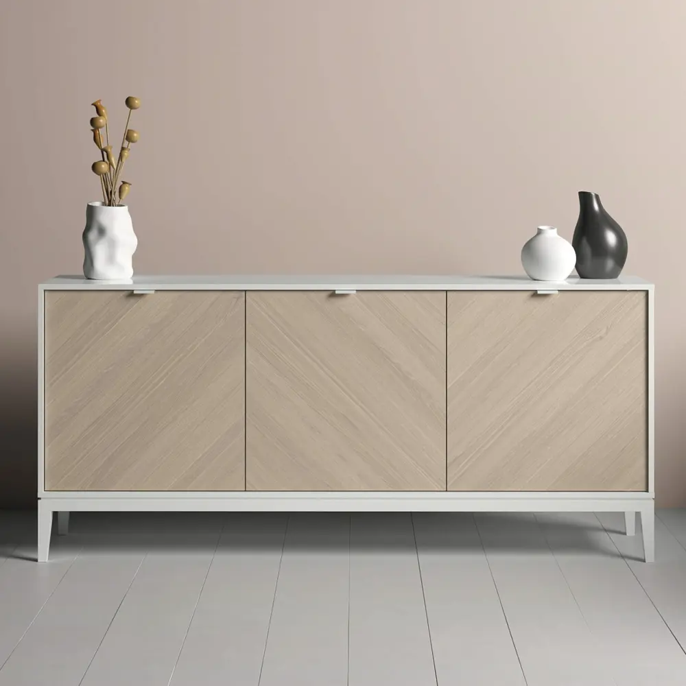 Фото 4 Тумба напольная Ellipse furniture Fjord 182x42x82 см МДФ цвет белый Фото 4 Тумба напольная Ellipse furniture Fjord 182x42x82 см МДФ цвет белый