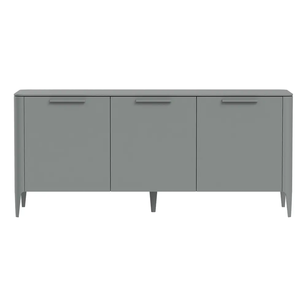 Фото 2 Тумба напольная Ellipse furniture Type 158x51x70 см МДФ цвет серый Фото 2 Тумба напольная Ellipse furniture Type 158x51x70 см МДФ цвет серый