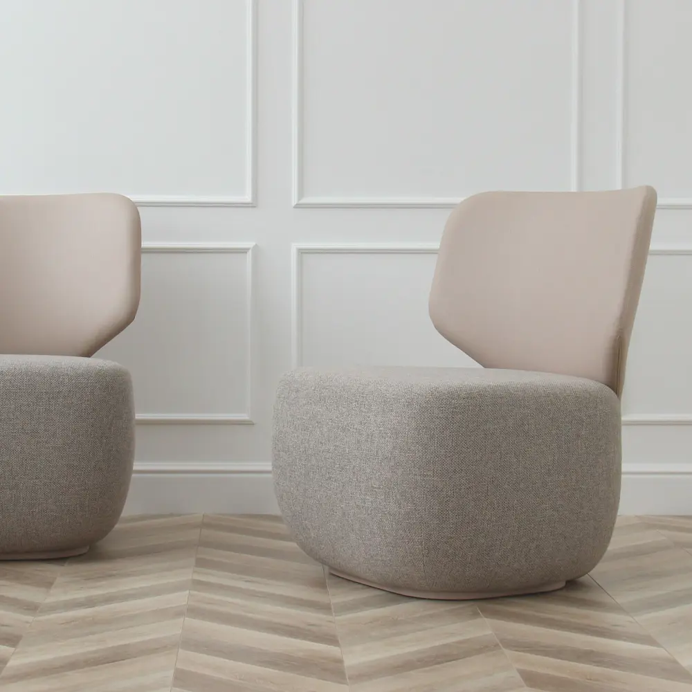 Фото 4 Кресло Ellipse furniture E5.2 76x88x76 см искусственная кожа цвет бежевый Фото 4 Кресло Ellipse furniture E5.2 76x88x76 см искусственная кожа цвет бежевый