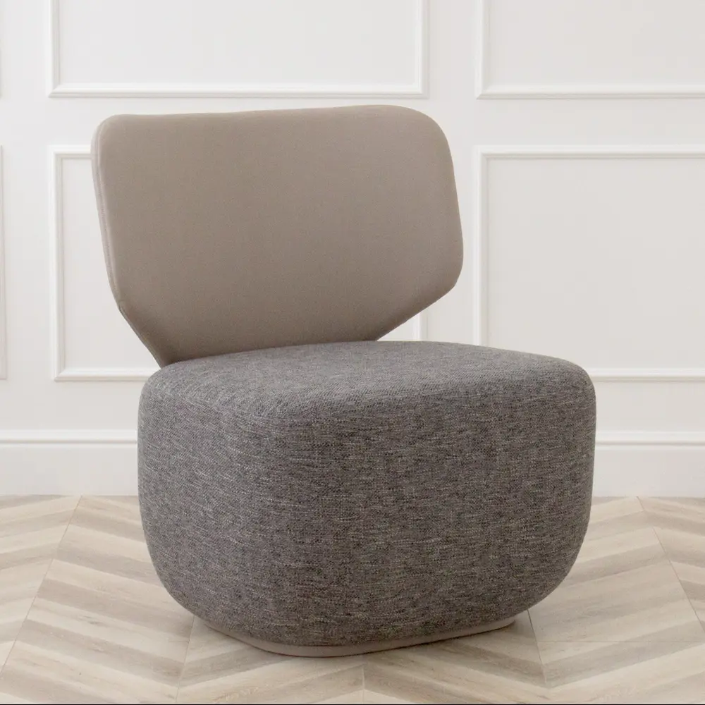 Фото 2 Кресло Ellipse furniture E5.2 76x88x76 см искусственная кожа цвет серый Фото 2 Кресло Ellipse furniture E5.2 76x88x76 см искусственная кожа цвет серый