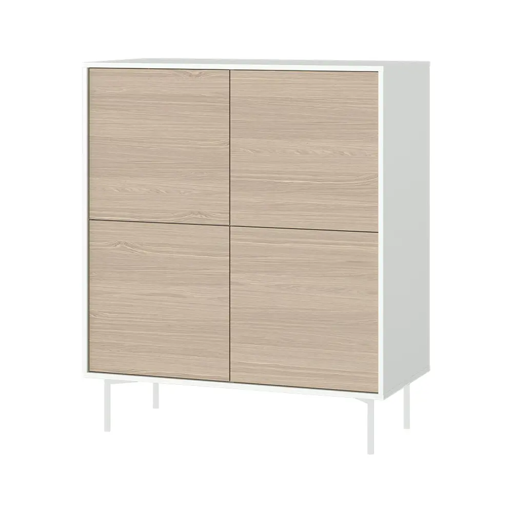Фото Шкаф распашной Ellipse furniture 102x120x51 см МДФ цвет белый/натуральный Фото Шкаф распашной Ellipse furniture 102x120x51 см МДФ цвет белый/натуральный