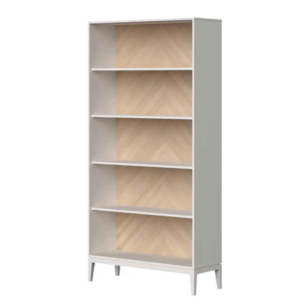 Фото 2 Стеллаж с полками Ellipse furniture Fjord L 100x200x36 см МДФ цвет белый Фото 2 Стеллаж с полками Ellipse furniture Fjord L 100x200x36 см МДФ цвет белый